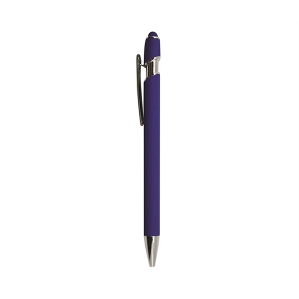 Rubberized Stylus Ballpoint Pen - Rubberized Stylus Ballpoint Pen - Image 1 of 10