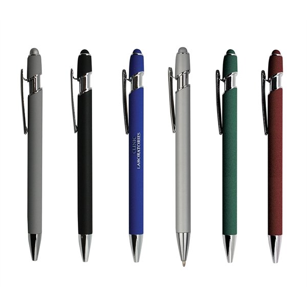 Rubberized Stylus Ballpoint Pen - Rubberized Stylus Ballpoint Pen - Image 9 of 10