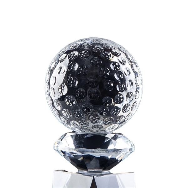 Crystal Golf Tournament Trophy for Sports - Crystal Golf Tournament Trophy for Sports - Image 4 of 5