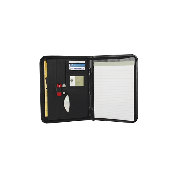 Lenox Elite Padfolio with Zipper Closure - Lenox Elite Padfolio with Zipper Closure - Image 1 of 5