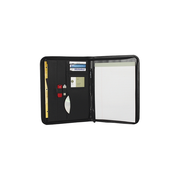 Lenox Elite Padfolio with Zipper Closure - Lenox Elite Padfolio with Zipper Closure - Image 4 of 5