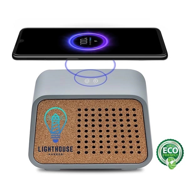 Cab Eco-Friendly Speaker and Wireless Charger - Cab Eco-Friendly Speaker and Wireless Charger - Image 3 of 5