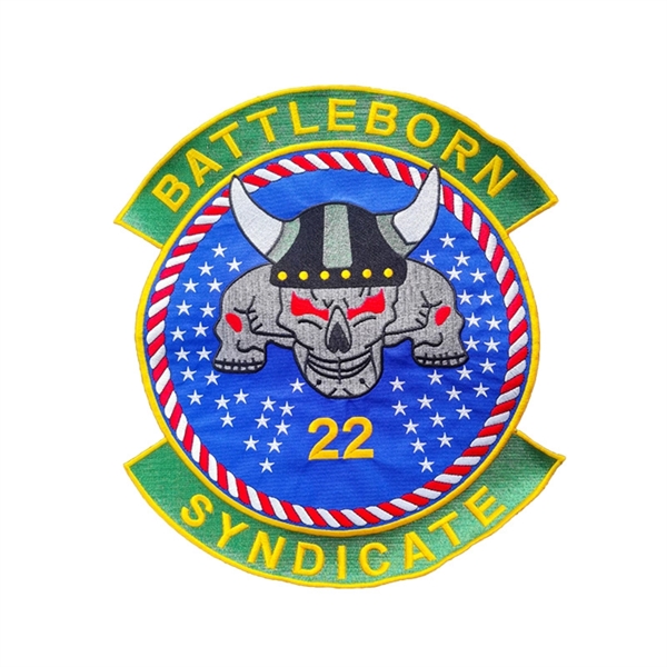 Custom embroidered patch - Custom embroidered patch - Image 2 of 2