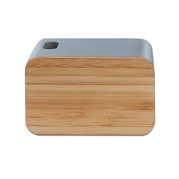 Tulare Eco-Friendly Speaker and Wireless Charger - Tulare Eco-Friendly Speaker and Wireless Charger - Image 2 of 3