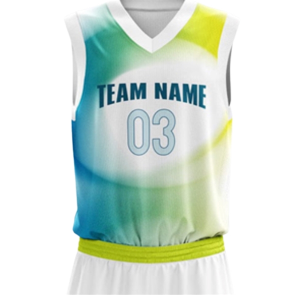 Kids Sublimated Elite Basketball Jersey - Kids Sublimated Elite Basketball Jersey - Image 3 of 3