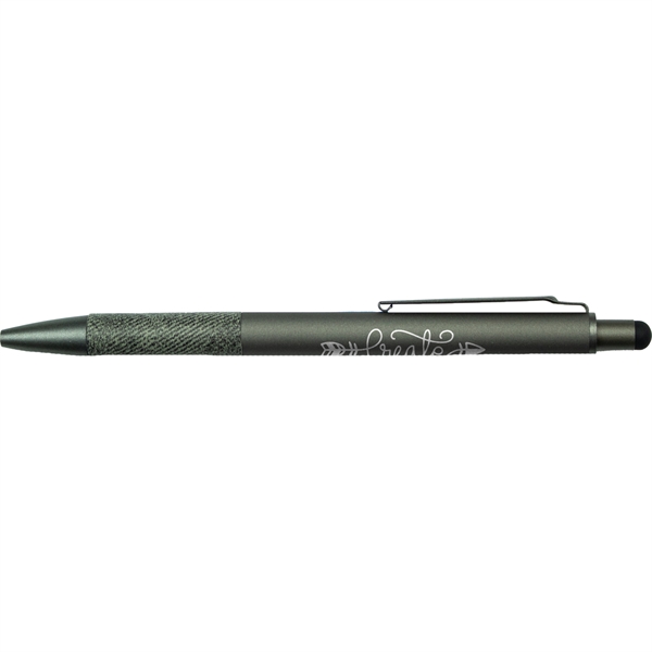 Soft Touch Aluminum Stylus Pen W/ Paper Grip - Soft Touch Aluminum Stylus Pen W/ Paper Grip - Image 5 of 5