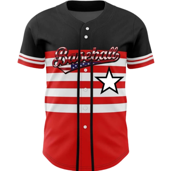 Youth Sublimated Elite Full Button Baseball Jersey - Youth Sublimated Elite Full Button Baseball Jersey - Image 2 of 5