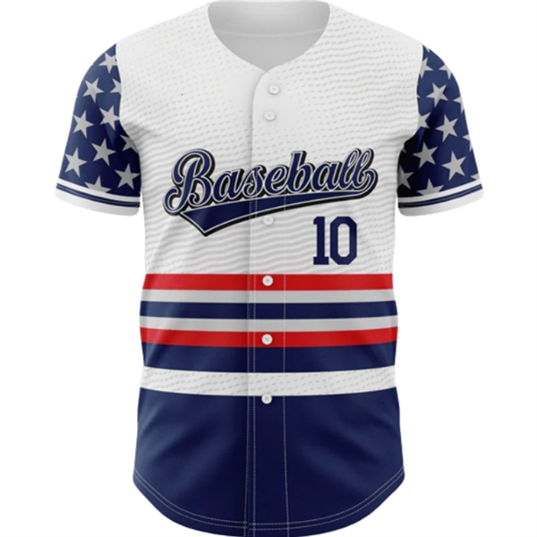 Youth Sublimated Elite Full Button Baseball Jersey - Youth Sublimated Elite Full Button Baseball Jersey - Image 0 of 5