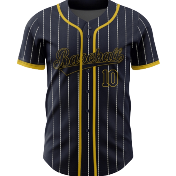 Custom Sublimated Elite ButtonPin-StripeDown Baseball Jersey - Custom Sublimated Elite ButtonPin-StripeDown Baseball Jersey - Image 1 of 3