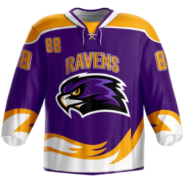 Youth Sublimated Elite Ice Hockey Jersey - Youth Sublimated Elite Ice Hockey Jersey - Image 3 of 4