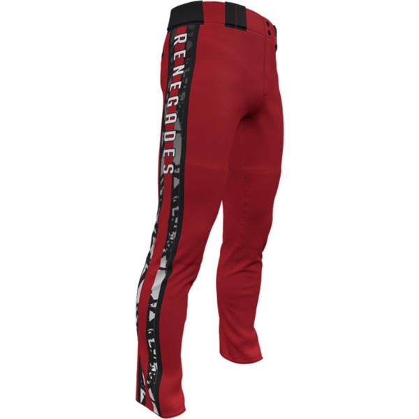 Sublimated Elite Pinstripe Baseball Pants - Sublimated Elite Pinstripe Baseball Pants - Image 3 of 4