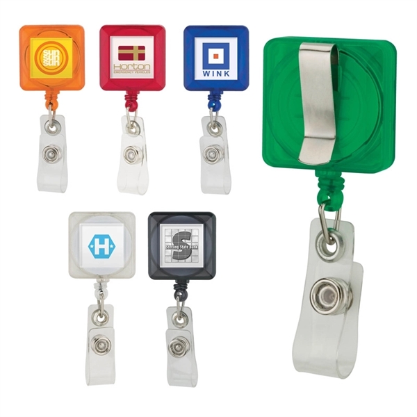 Divo Badge Holder with Clip - Divo Badge Holder with Clip - Image 0 of 6