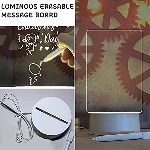 LED Illuminated Message Board with Stand - LED Illuminated Message Board with Stand - Image 3 of 8