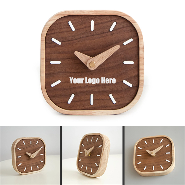 Black Walnut Wood Clock - Black Walnut Wood Clock - Image 0 of 6