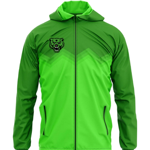 Custom Sublimated Elite Rain Jackets - Custom Sublimated Elite Rain Jackets - Image 2 of 4