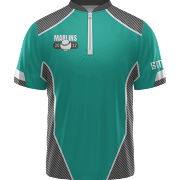 Custom Sublimated Elite Short Sleeve Cage Jackets - Custom Sublimated Elite Short Sleeve Cage Jackets - Image 2 of 4