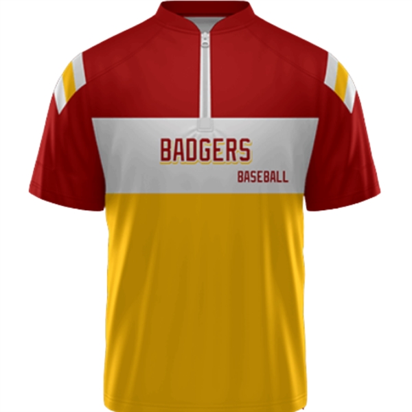 Custom Sublimated Elite Short Sleeve Cage Jackets - Custom Sublimated Elite Short Sleeve Cage Jackets - Image 4 of 4