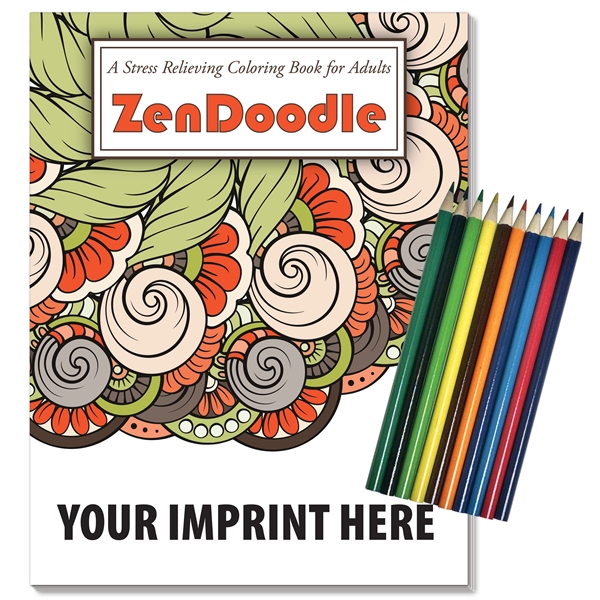 ZenDoodle Stress Relieving Coloring Book - Relax Pack
