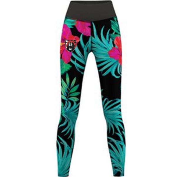Custom Sublimated Elite Yoga Pants - Custom Sublimated Elite Yoga Pants - Image 1 of 3
