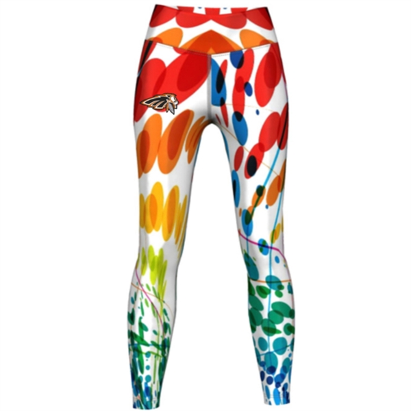 Custom Sublimated Elite Yoga Pants - Custom Sublimated Elite Yoga Pants - Image 3 of 3