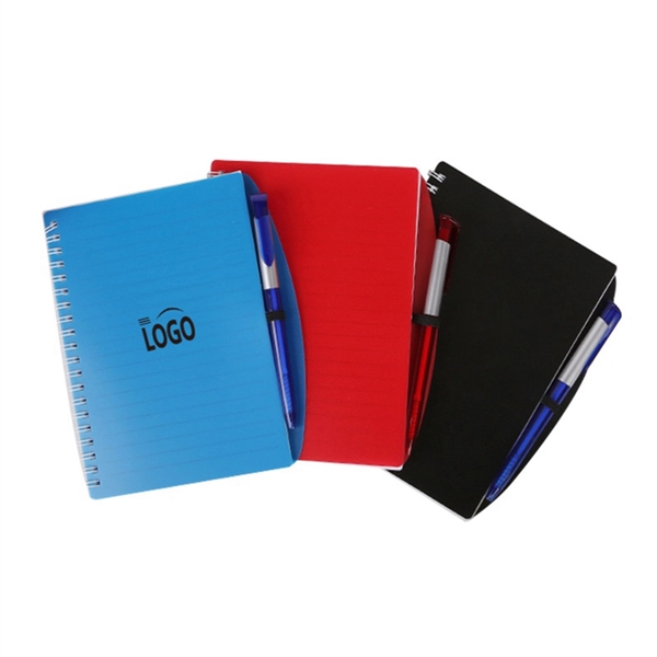 Custom Spiral Notebook w/Pen - Custom Spiral Notebook w/Pen - Image 0 of 0