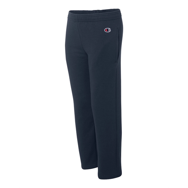 Champion Powerblend® Youth Open-Bottom Sweatpants with Po... - Champion Powerblend® Youth Open-Bottom Sweatpants with Po... - Image 9 of 10
