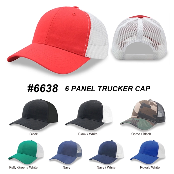 Trucker cap, 6 Panels, Mesh Back, snap buckle - Trucker cap, 6 Panels, Mesh Back, snap buckle - Image 18 of 22