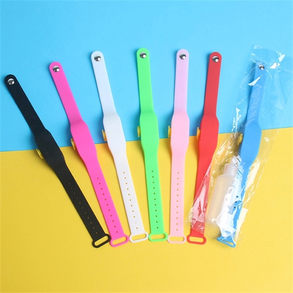 Wristband Hand Sanitizer  Dispenser Watch Bracelet - Wristband Hand Sanitizer  Dispenser Watch Bracelet - Image 1 of 1