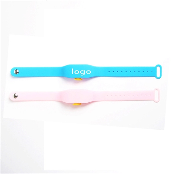 Wristband Hand Sanitizer  Dispenser Watch Bracelet - Wristband Hand Sanitizer  Dispenser Watch Bracelet - Image 0 of 1