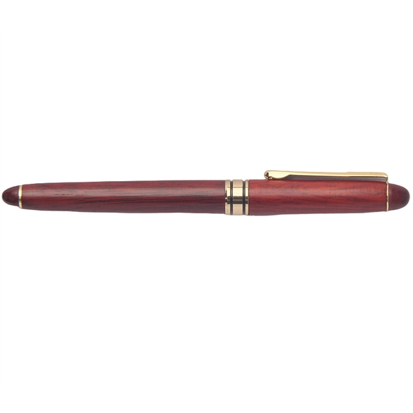 Eco-Friendly Rosewood Gel Pen - Eco-Friendly Rosewood Gel Pen - Image 1 of 2