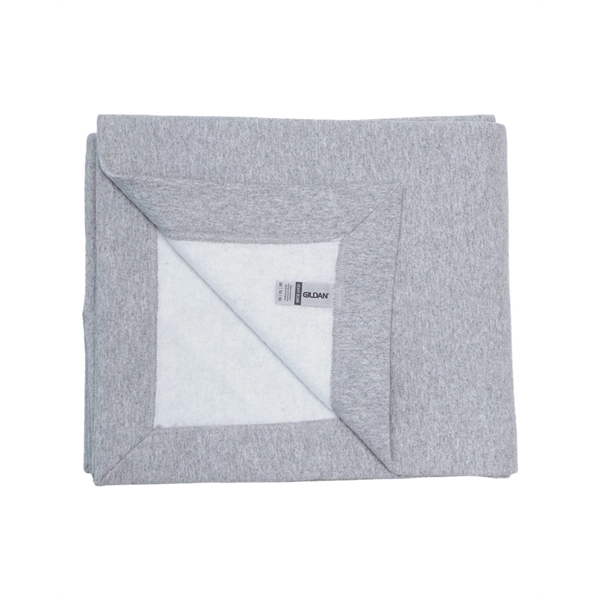 Gildan Heavy Blend Fleece Stadium Blanket - Gildan Heavy Blend Fleece Stadium Blanket - Image 7 of 14
