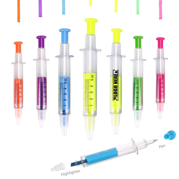 Syringe Pens With Highlighter - Syringe Pens With Highlighter - Image 0 of 8