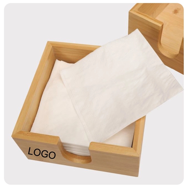 Bamboo Napkin Holder - Bamboo Napkin Holder - Image 1 of 2