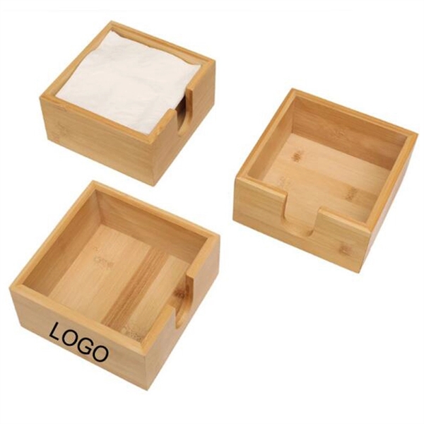 Bamboo Napkin Holder - Bamboo Napkin Holder - Image 2 of 2