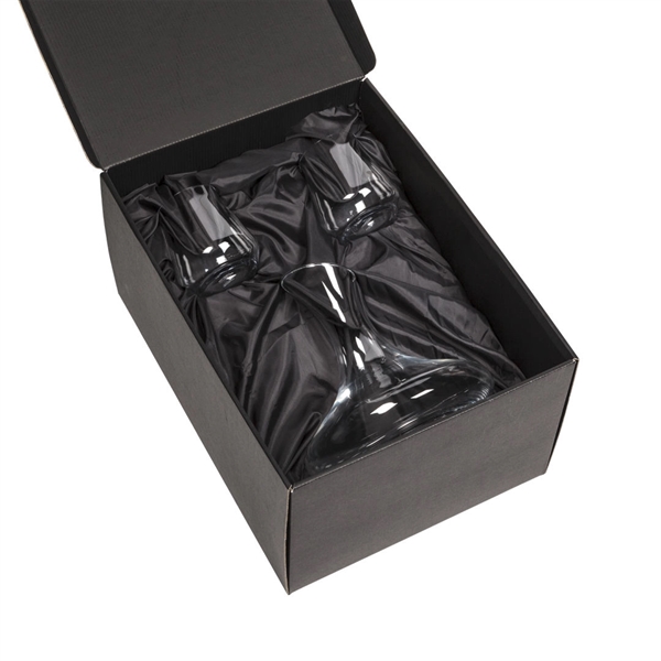 Kanata Carafe & Mandelay Stemless Wine
