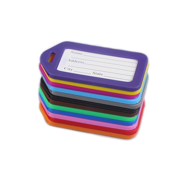 Plastic Suitcase Labels Luggage Name Tags - Plastic Suitcase Labels Luggage Name Tags - Image 3 of 4