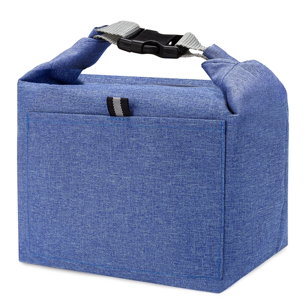 Insulated Lunch Cooler Bag w/ Exterior Pocket & Air Tight Se - Insulated Lunch Cooler Bag w/ Exterior Pocket & Air Tight Se - Image 5 of 7