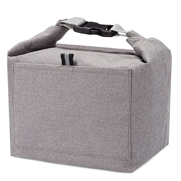 Insulated Lunch Cooler Bag w/ Exterior Pocket & Air Tight Se - Insulated Lunch Cooler Bag w/ Exterior Pocket & Air Tight Se - Image 6 of 7