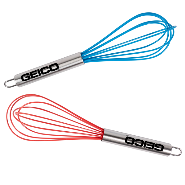 Stainless Steel Handled Rubber Whisk - Stainless Steel Handled Rubber Whisk - Image 0 of 3
