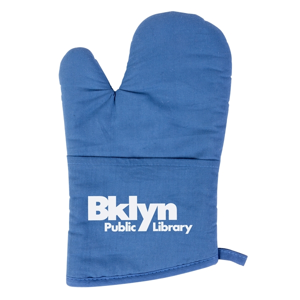 Quilted Cotton Canvas Kitchen Oven Mitt - Quilted Cotton Canvas Kitchen Oven Mitt - Image 1 of 4