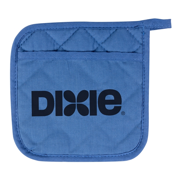 Quilted Cotton Canvas Pot Holder - Quilted Cotton Canvas Pot Holder - Image 1 of 4