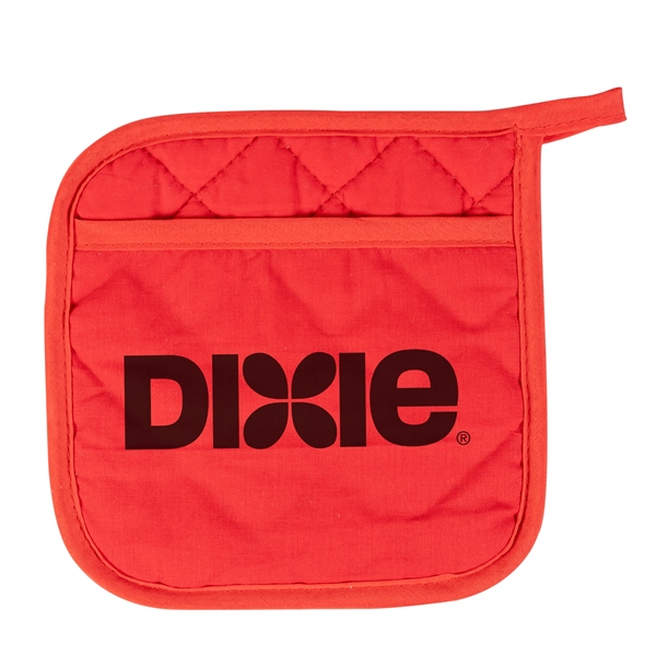 Quilted Cotton Canvas Pot Holder - Quilted Cotton Canvas Pot Holder - Image 3 of 4