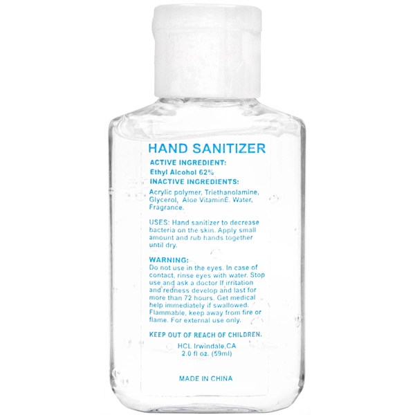 2 oz. Hand Sanitizer Gel - 2 oz. Hand Sanitizer Gel - Image 2 of 2