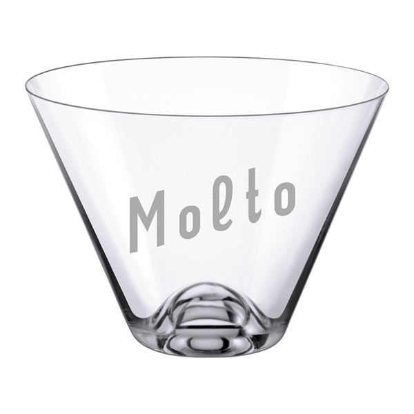 12oz. Drink Master Stemless Martini Glass - 12oz. Drink Master Stemless Martini Glass - Image 0 of 4