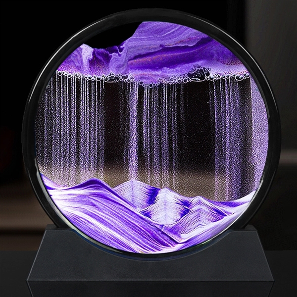 Creative Liquid Qauicksand Painting Art Hourglass - Creative Liquid Qauicksand Painting Art Hourglass - Image 1 of 8