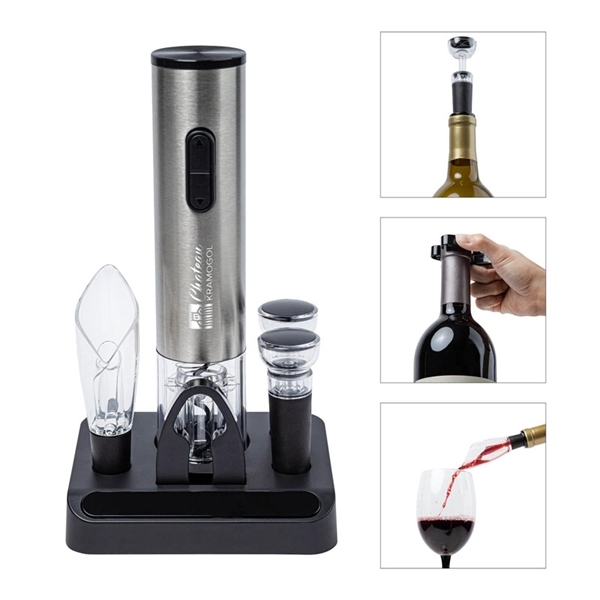 Carignan 6-Piece Electric Wine Set - Carignan 6-Piece Electric Wine Set - Image 1 of 1