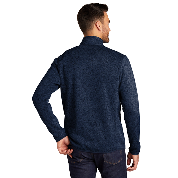 Port Authority Sweater Fleece Jacket. - Port Authority Sweater Fleece Jacket. - Image 17 of 30