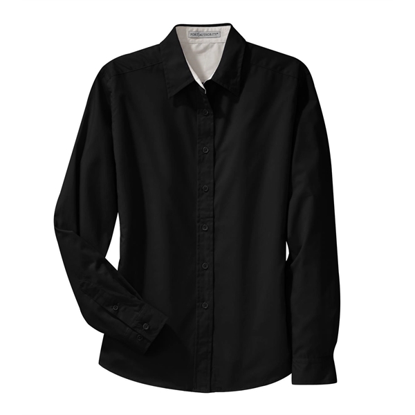 Port Authority Women's Long Sleeve Easy Care Shirt. - Port Authority Women's Long Sleeve Easy Care Shirt. - Image 3 of 153