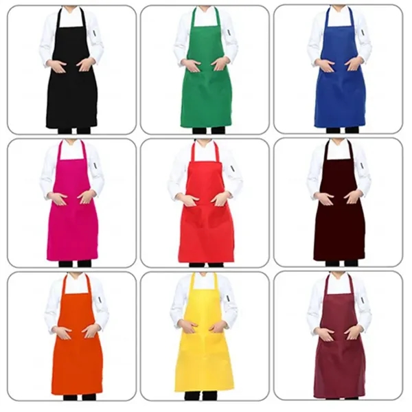 Full Length Cotton Kitchen Apron - Full Length Cotton Kitchen Apron - Image 1 of 1