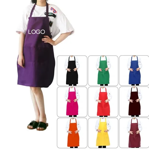Full Length Cotton Kitchen Apron - Full Length Cotton Kitchen Apron - Image 0 of 1
